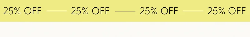 25% Off