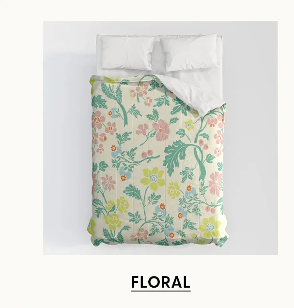 View Pastel Floral Comforters