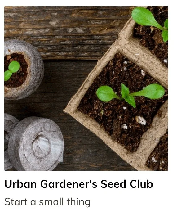 Urban Organic Gardener's Monthly Seed Club