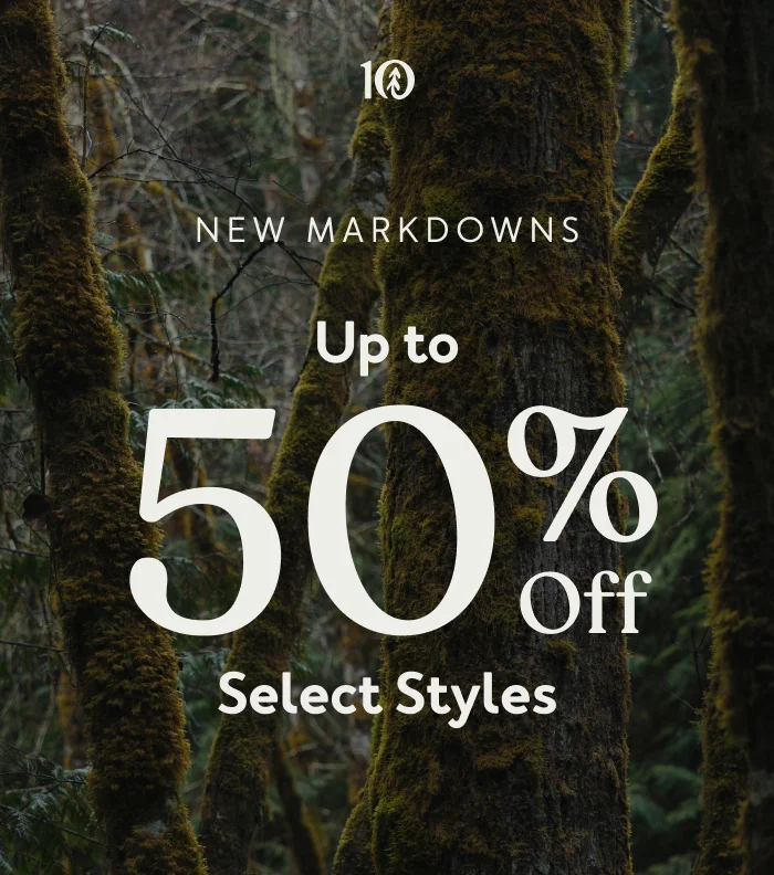 New Markdowns. Up to 50% Off Select Styles