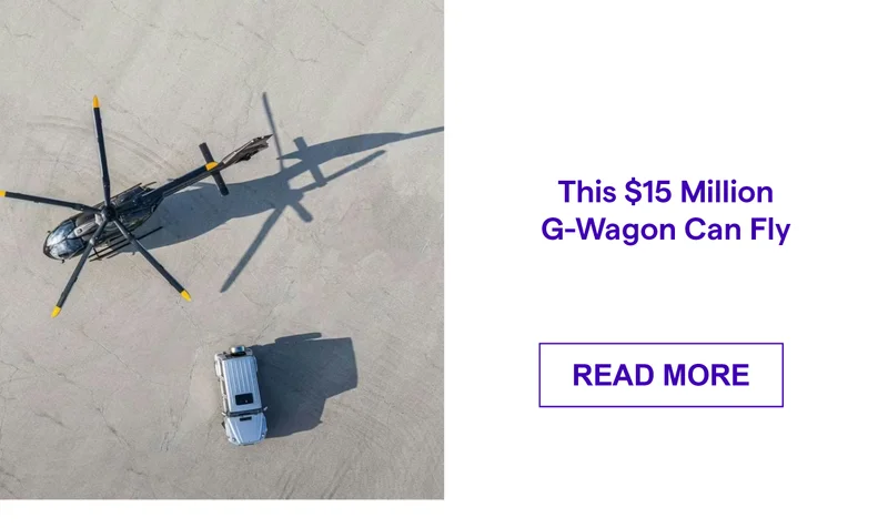 This $15 Million G-Wagon Can Fly