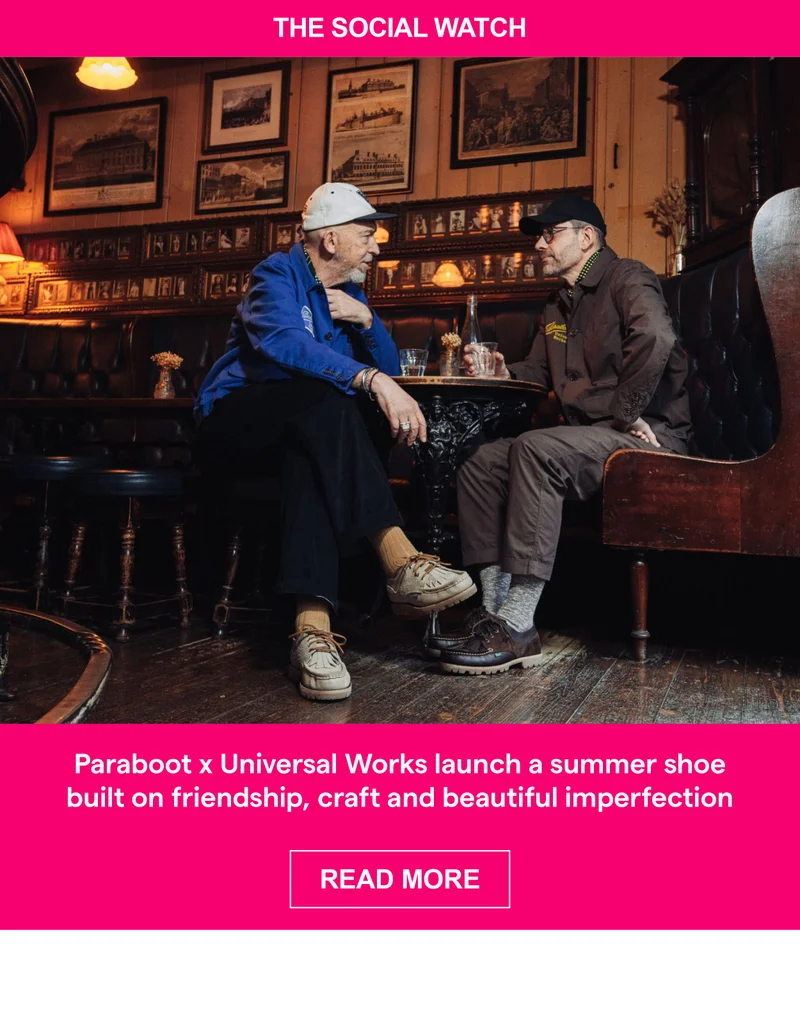Paraboot x Universal Works launch a summer shoe built on friendship, craft and beautiful imperfection
