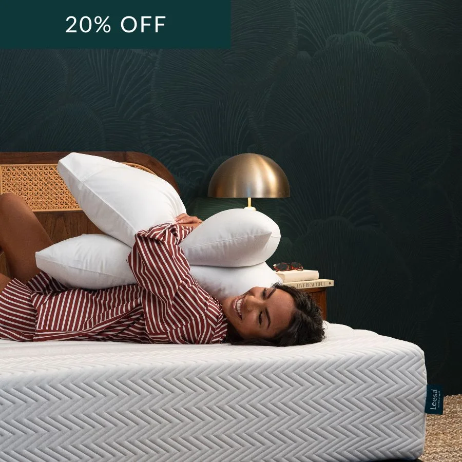 20% off mattresses +&nbsp;2 free pillows ($180 value)