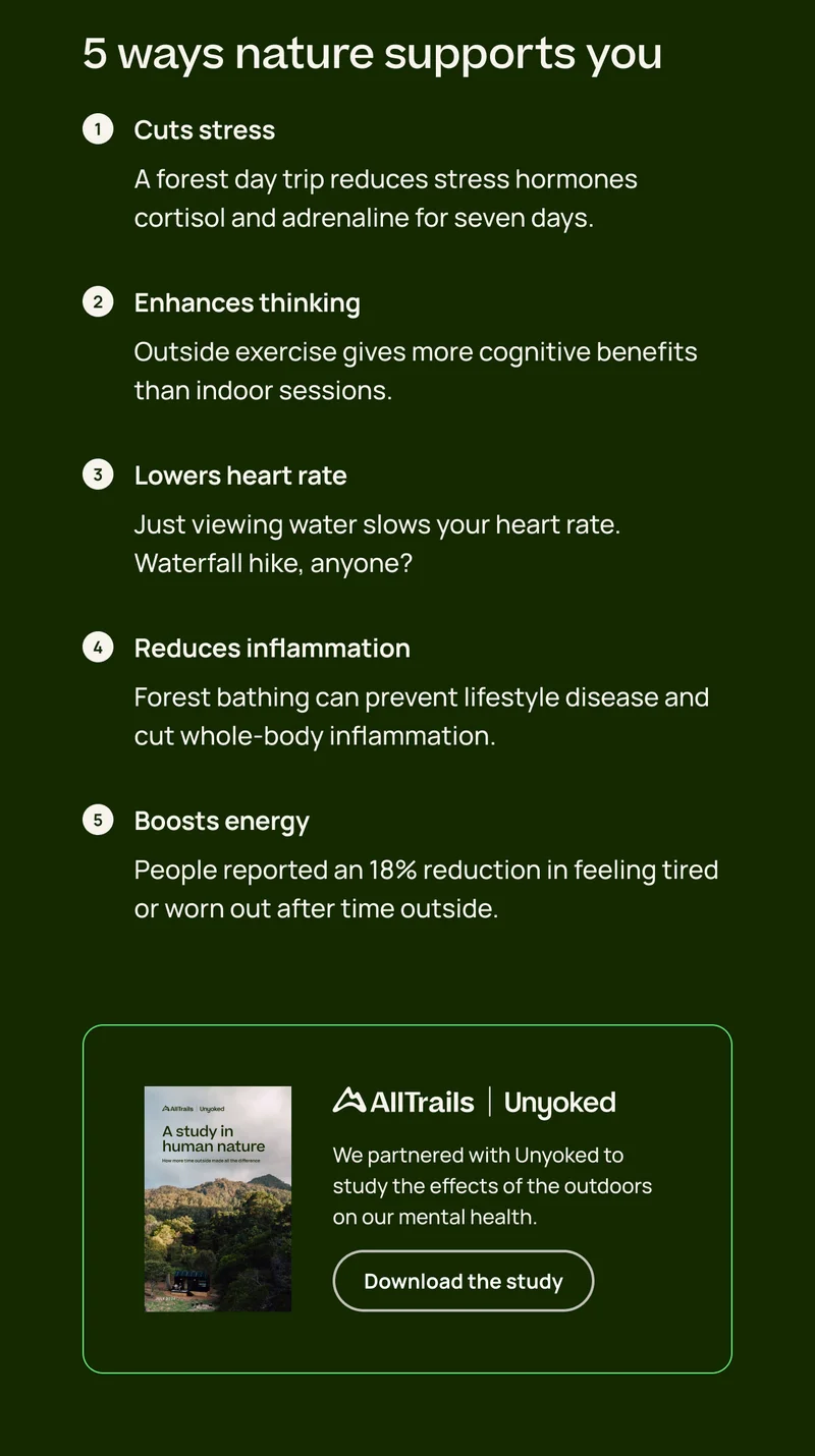 Discover running trails