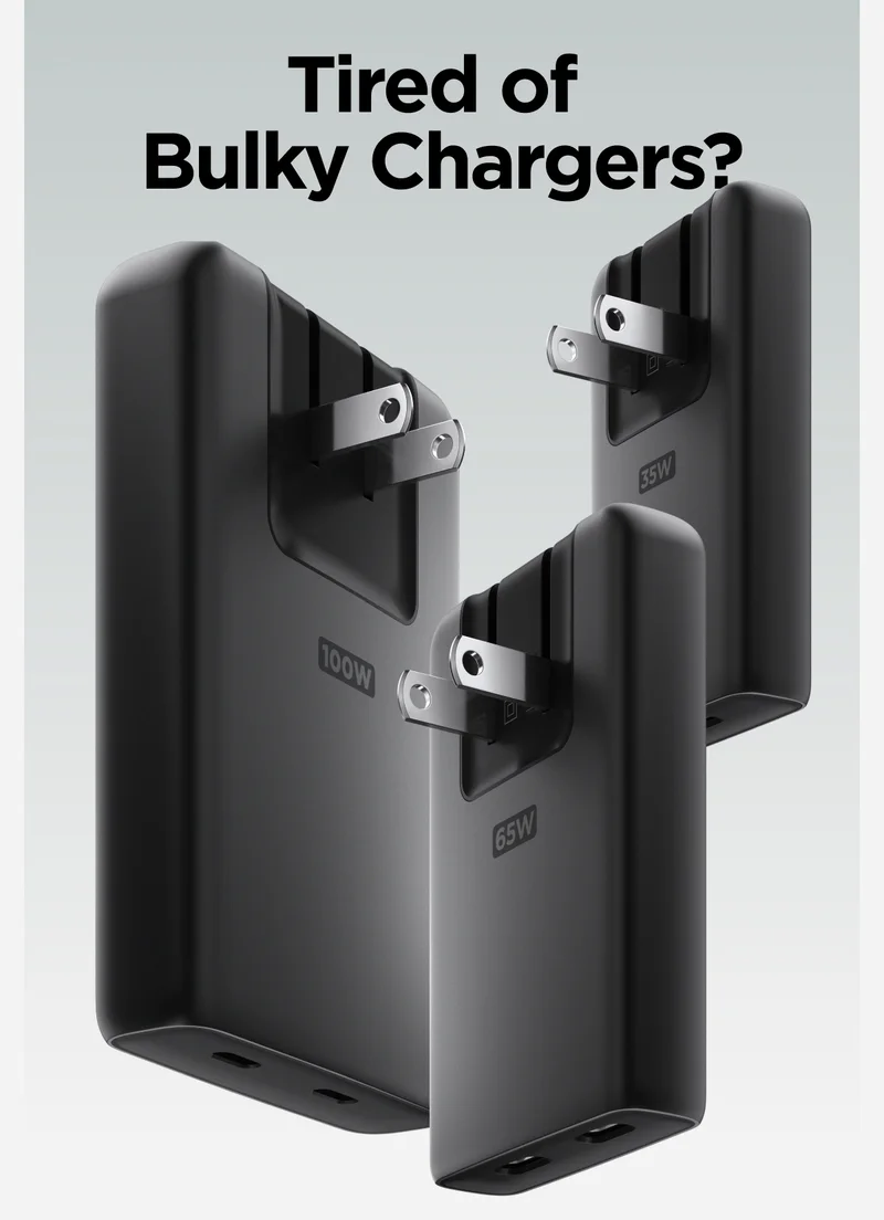 Tired of Bulky Chargers? Slim Adapters. From single-device charging to powering your full Apple setup, our slim adapters deliver fast, reliable power wherever you go. GaN-powered and travel ready with fold-out prongs, they're the only adapters you'll want in your bag. Shop Now.