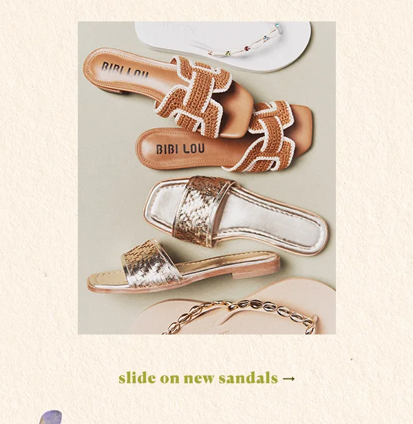 slide on new sandals