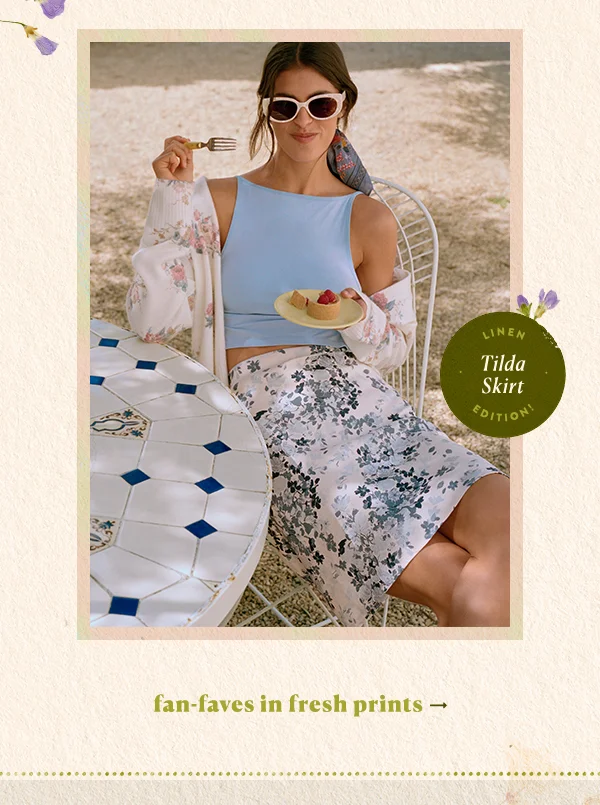 fan faves in fresh prints