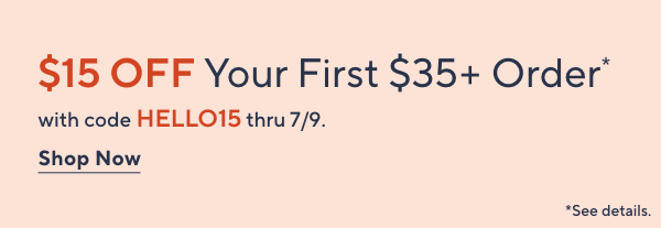 Unlock $15 off Your First Purchase