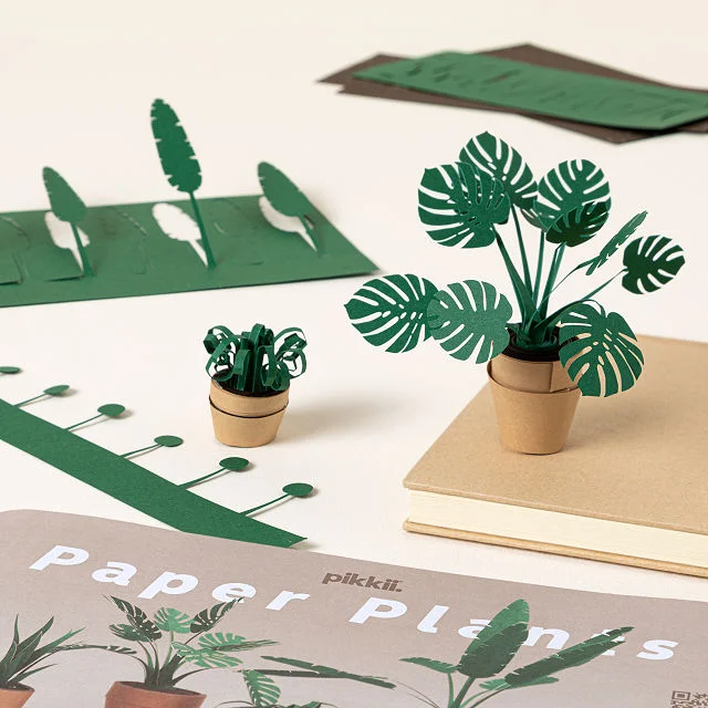 DIY Mini Unkillable Paper Houseplants