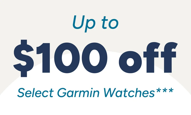 Up to $100 off Select Garmin Watches