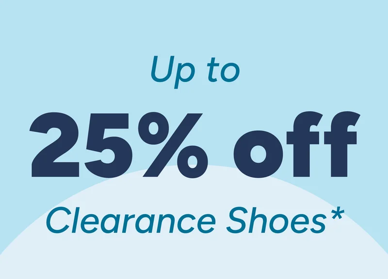 Up to 25% off Clearance Shoes