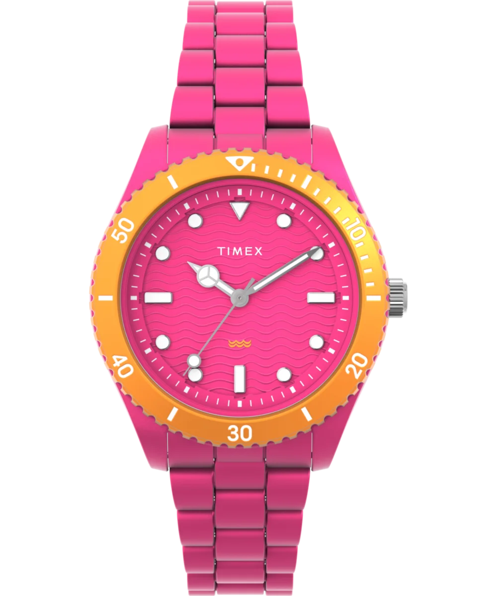Image of Timex Legacy #tide™ 37mm Recycled Plastic Bracelet Watch