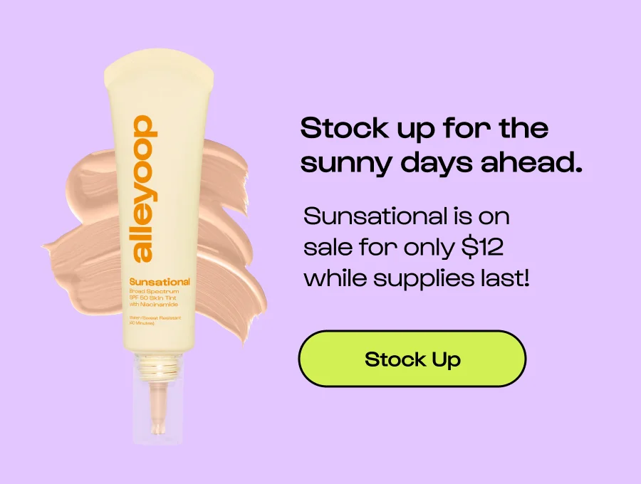 Stock up for the sunny days ahead. - Sunsational is on sale for only $12 while supplies last! - Click to stock up