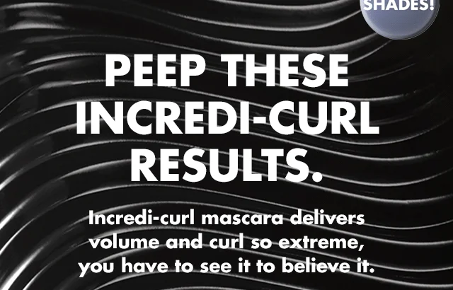peep these incredi-curl results. peep these incredi-curl results.