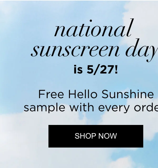 national sunscreen day