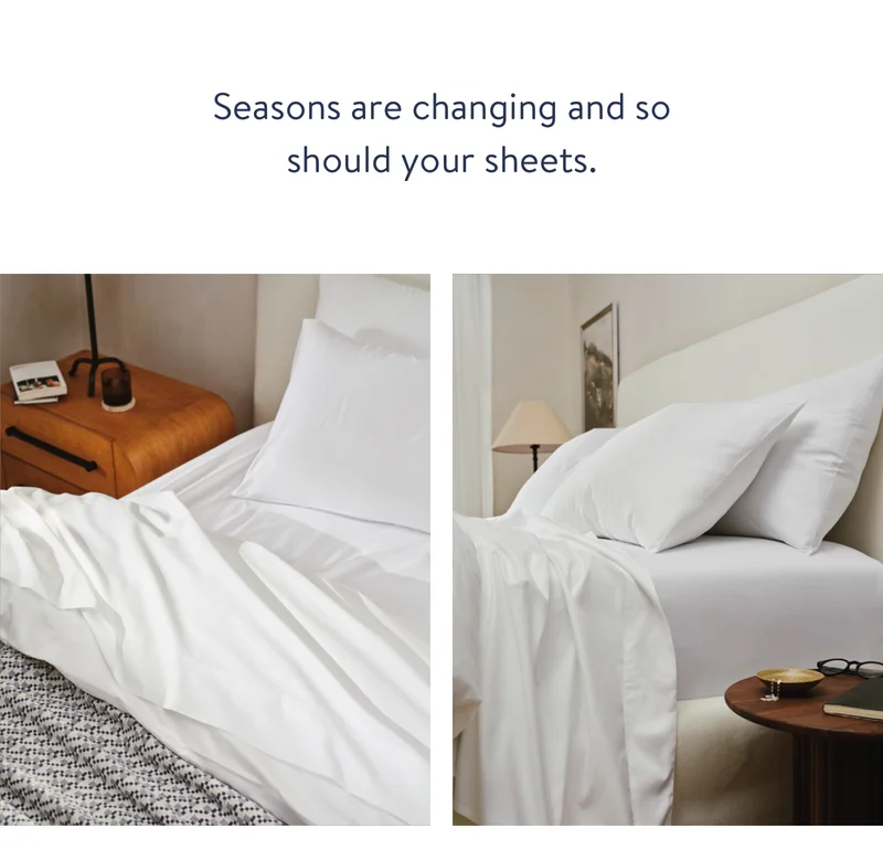 Seasons are changing and so should your bedding