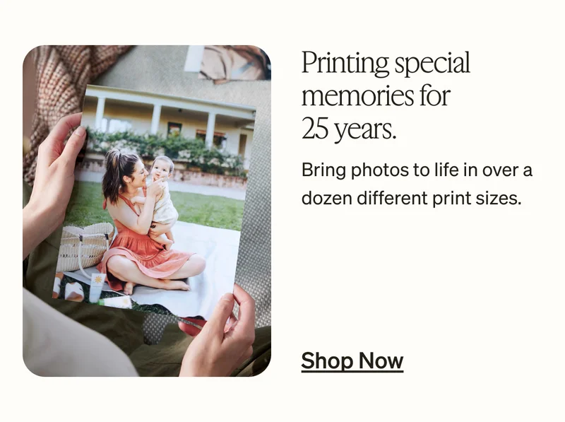 Shop Shutterfly's 25th Anniversary Sale!