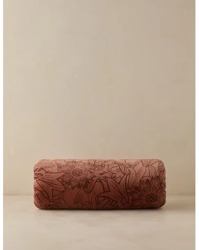 Sandell Velvet Pillow-Rouge / Bolster / With Insert