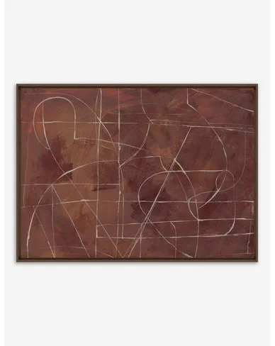 Traced I Wall Art by Bobby Berk-66" X 48"