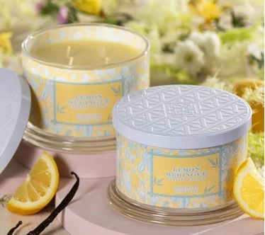 HomeWorx by Slatkin & Co. S/2 18oz Garden Tea Party Candles