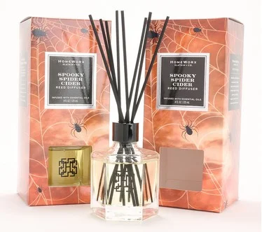 HomeWorx by Slatkin + Co. Set of 2 Spider Cider Reed Diffusers