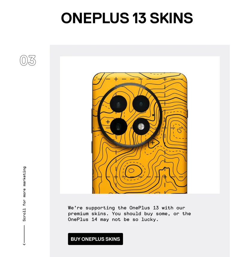 Buy OnePlus 13 Skins