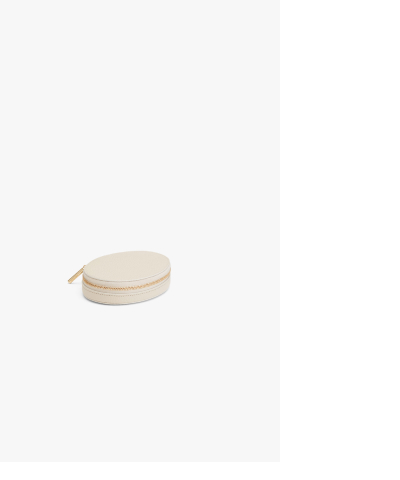 Travel Jewelry Case Ecru