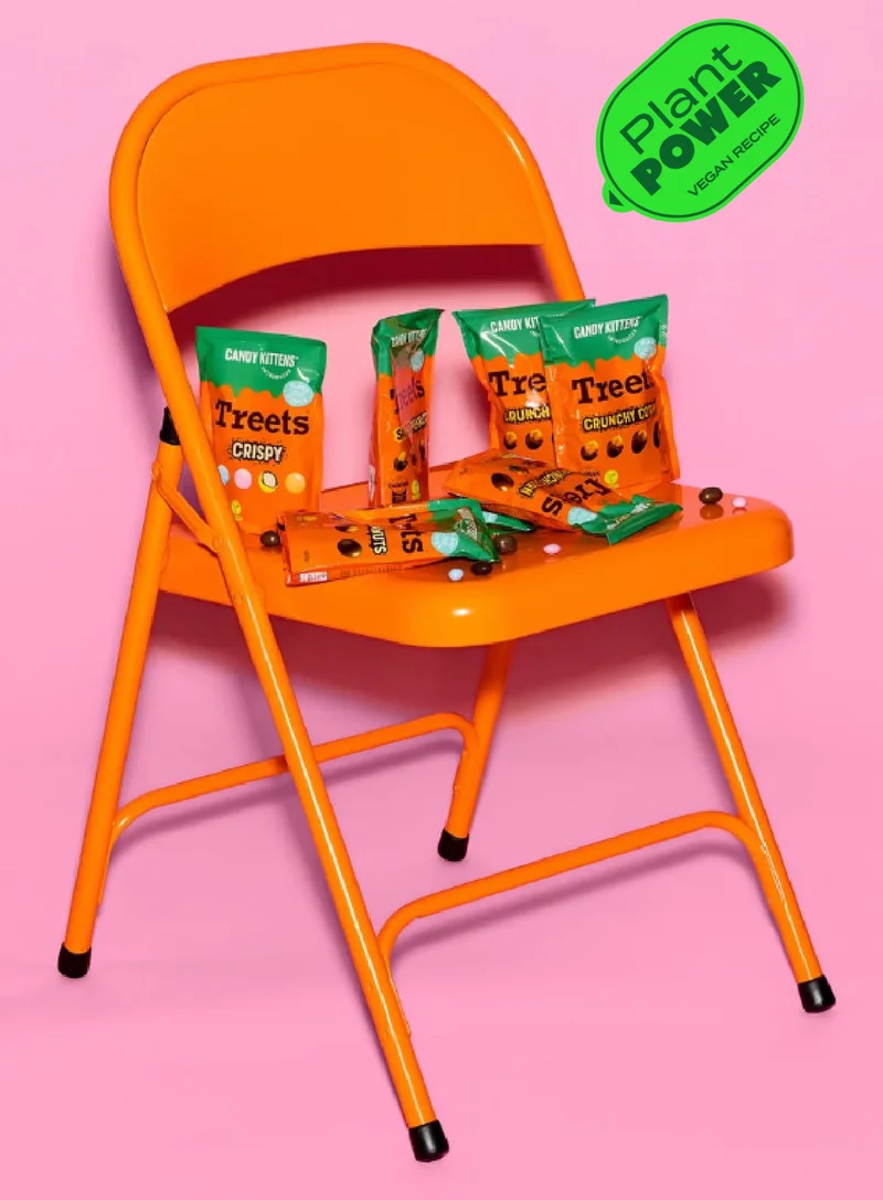 Join the Treets obsession  Unbelievably vegan. Totally addictive. Treets are our go-to for big crunch, bold indulgence and something a little unexpected – all coated in rich vegan ch*colate.
