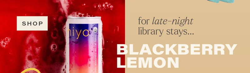 for late-night library stays: BLACKBERRY LEMON [SHOP]
