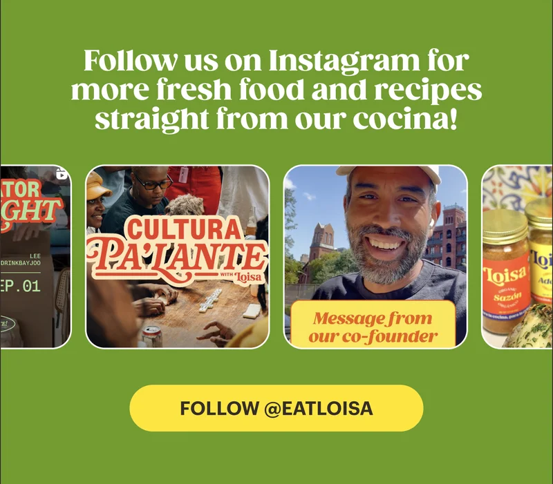 Follow us on Instagram for more fresh food and recipes straight from our cocina!