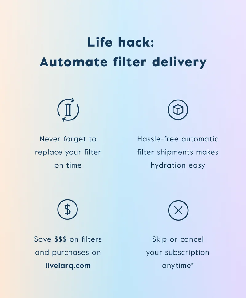 Life hack:  Automate filter delivery