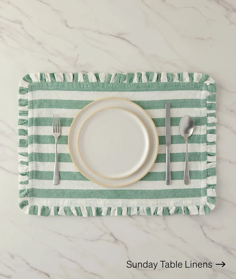 Shop Sunday Table Linens