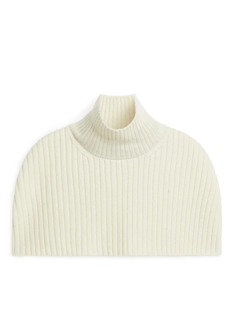 Rib Wool Collar Off-white