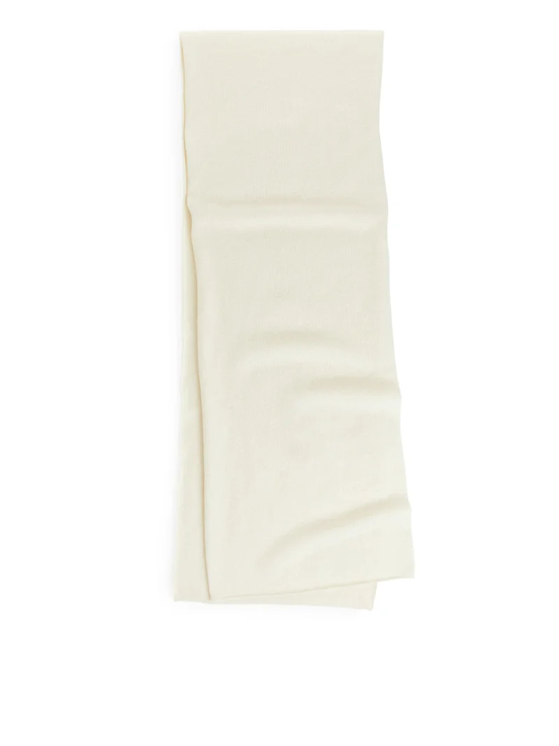 Cashmere Scarf Off-white