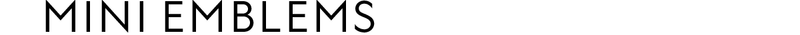 Mini Emblems