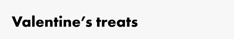 Valentine's treats