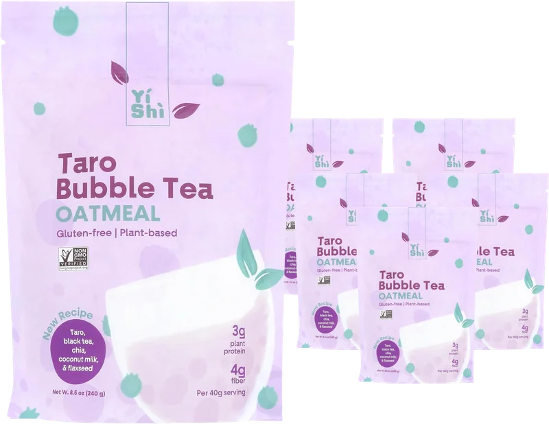 Image of Yishi Taro Bubble Tea Oatmeal (5 Pack)