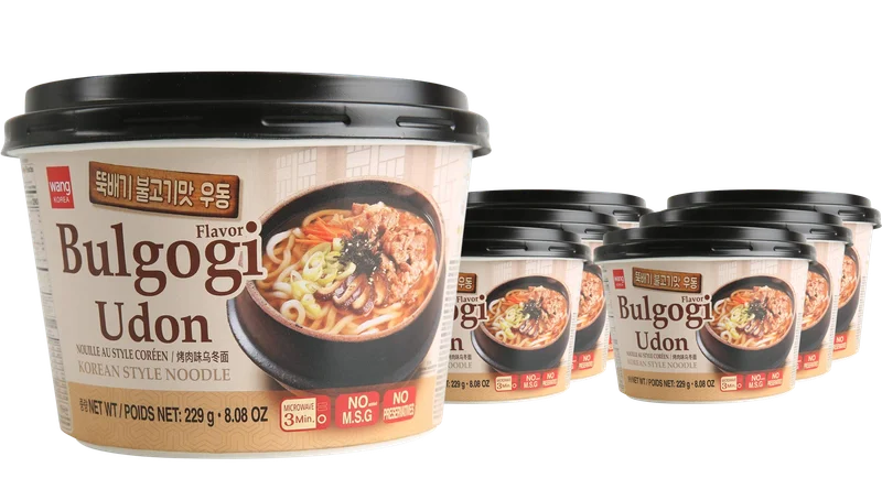 Image of Wang Bulgogi Udon Noodle Soup Bowl (6 Pack)