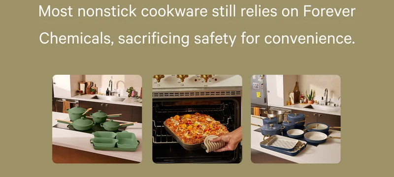 Most nonstick cookware still relies on Forever Chemicals, sacrificing safety for convenience.