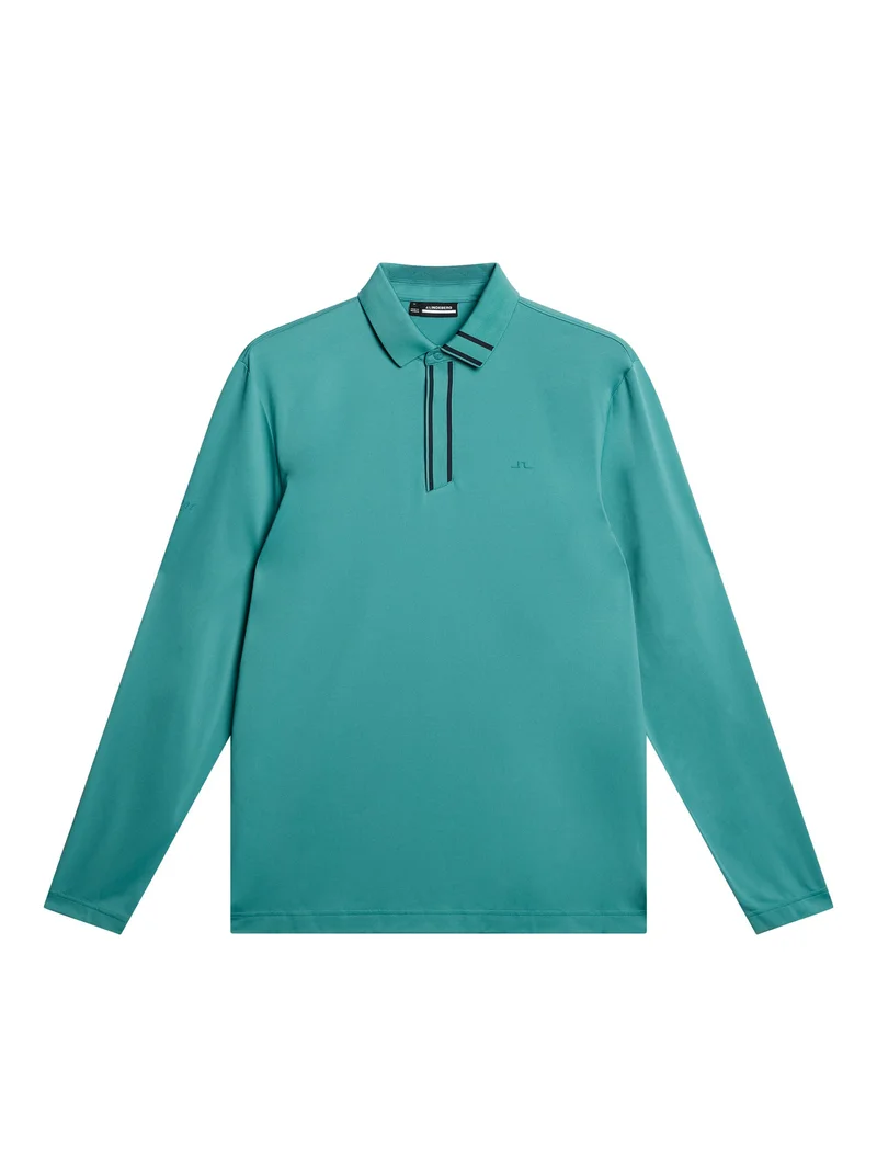 Image of Viktor Long Sleeve Polo / Teal