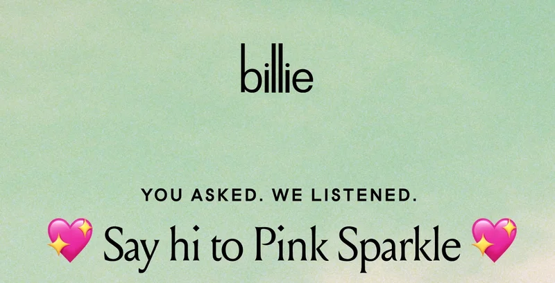 Say hi to pink sparkle