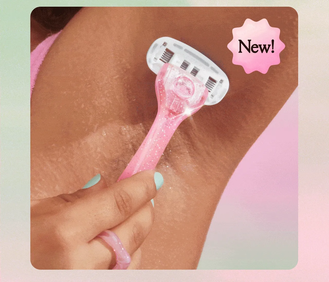 Pink Razor handle hero GIF