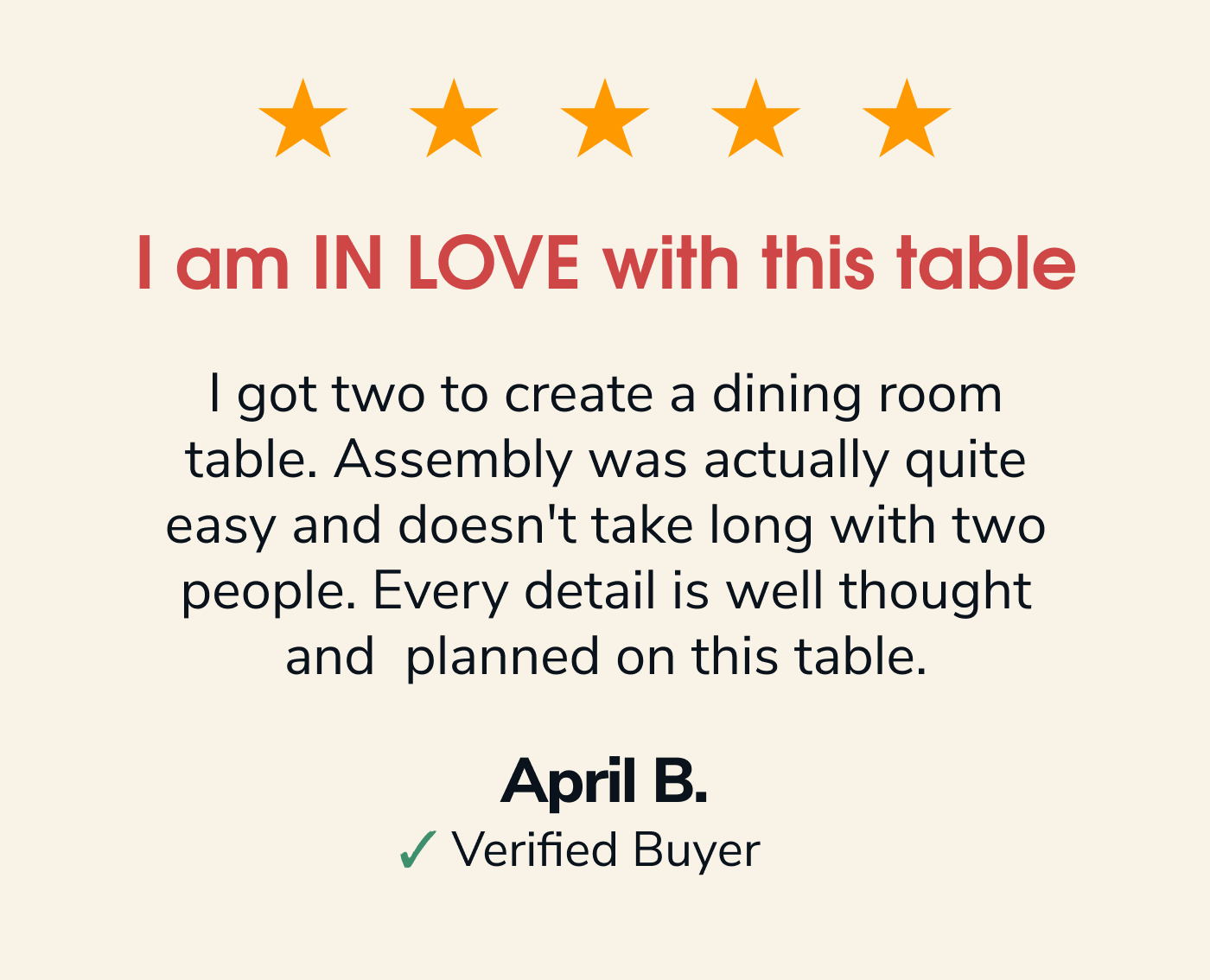 April's Review