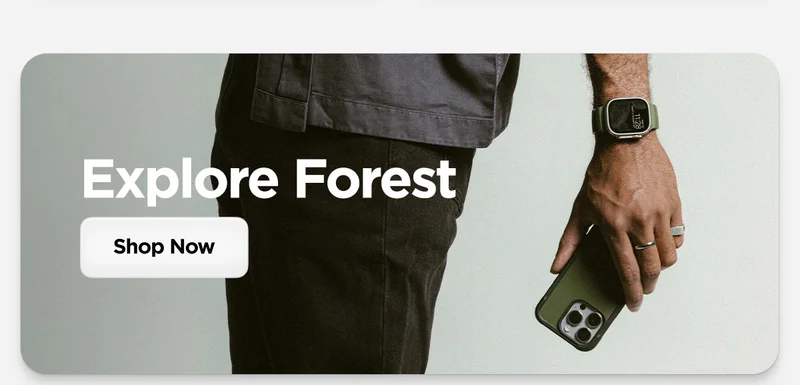 Explore Forest Collection. Shop Now. iPhone 16 Rugged Case and Rocky Point Band for Apple Watch Ultra