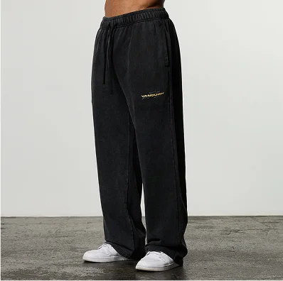 QUICKSTRIKE BLACK STRAIGHT LEG SWEATPANTS