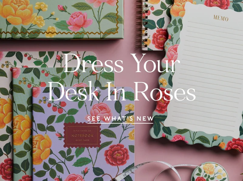 Dress Your Desk in Roses