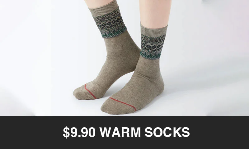 Shop $9.90 Warm Socks