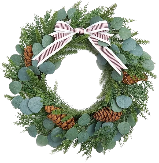 Image of Style Me Pretty Holiday Wreath - Greenery and Pine