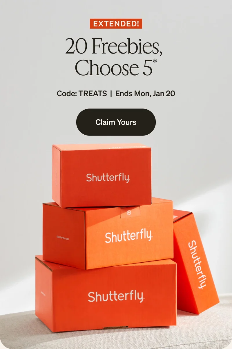 20 Freebies, Choose 5