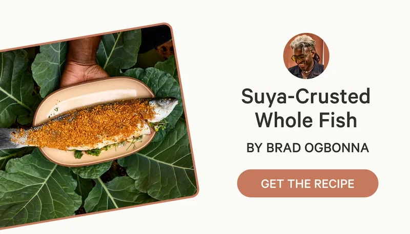 Suya-Crusted Whole Fish by Brad Ogbonna | Get the Recipe
